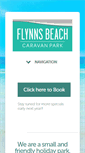Mobile Screenshot of flynnsbeachcaravanpark.com.au